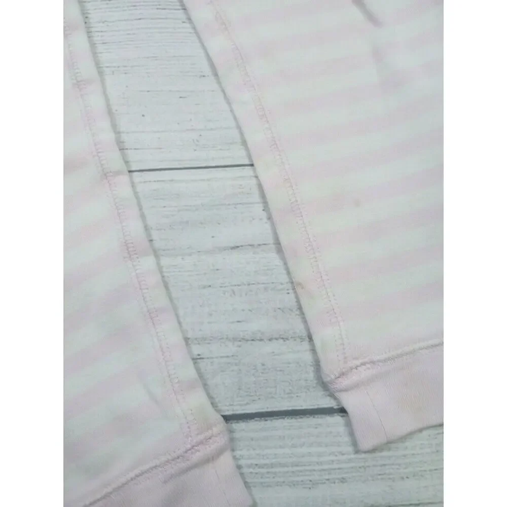 12 Primary Pink Stripe Pajamas